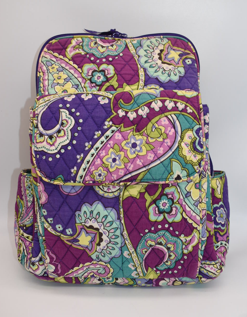 Vera Bradley Ultimate Quilted Cotton Backpack in "Heather" Pattern