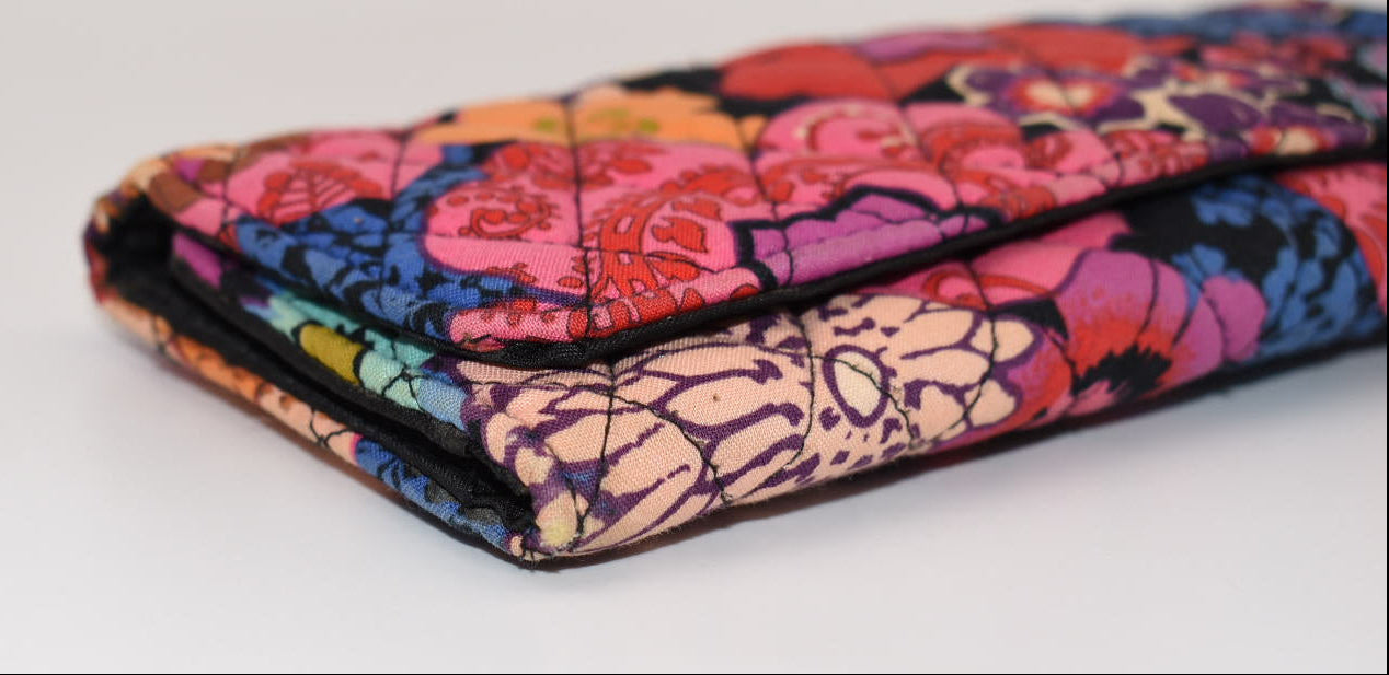 Vera Bradley Trifold Wallet in "Floral Fiesta" Pattern