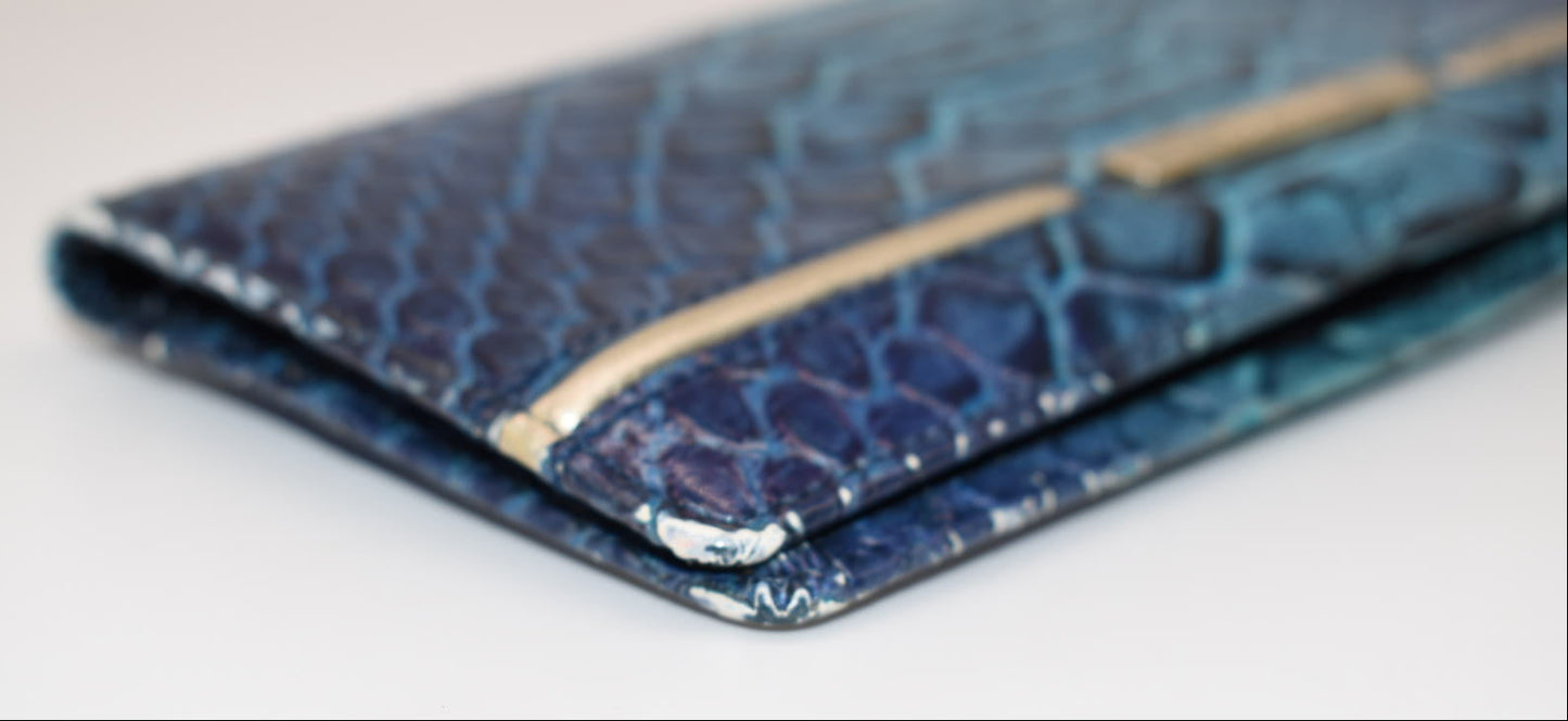 Brahmin Ady Wallet in Electric Blue Ateague