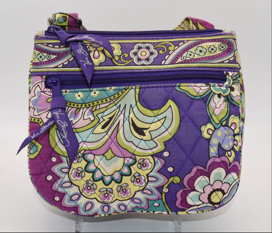 Vera Bradley Little Flap Hipster Crossbody Bag in "Heather" Pattern