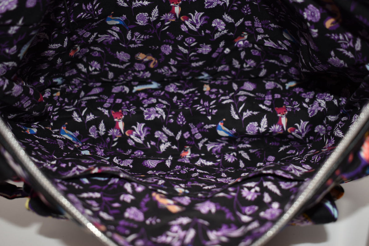 Vera Bradley Carson East West Shoulder Tote Bag in "Foxwood" Pattern