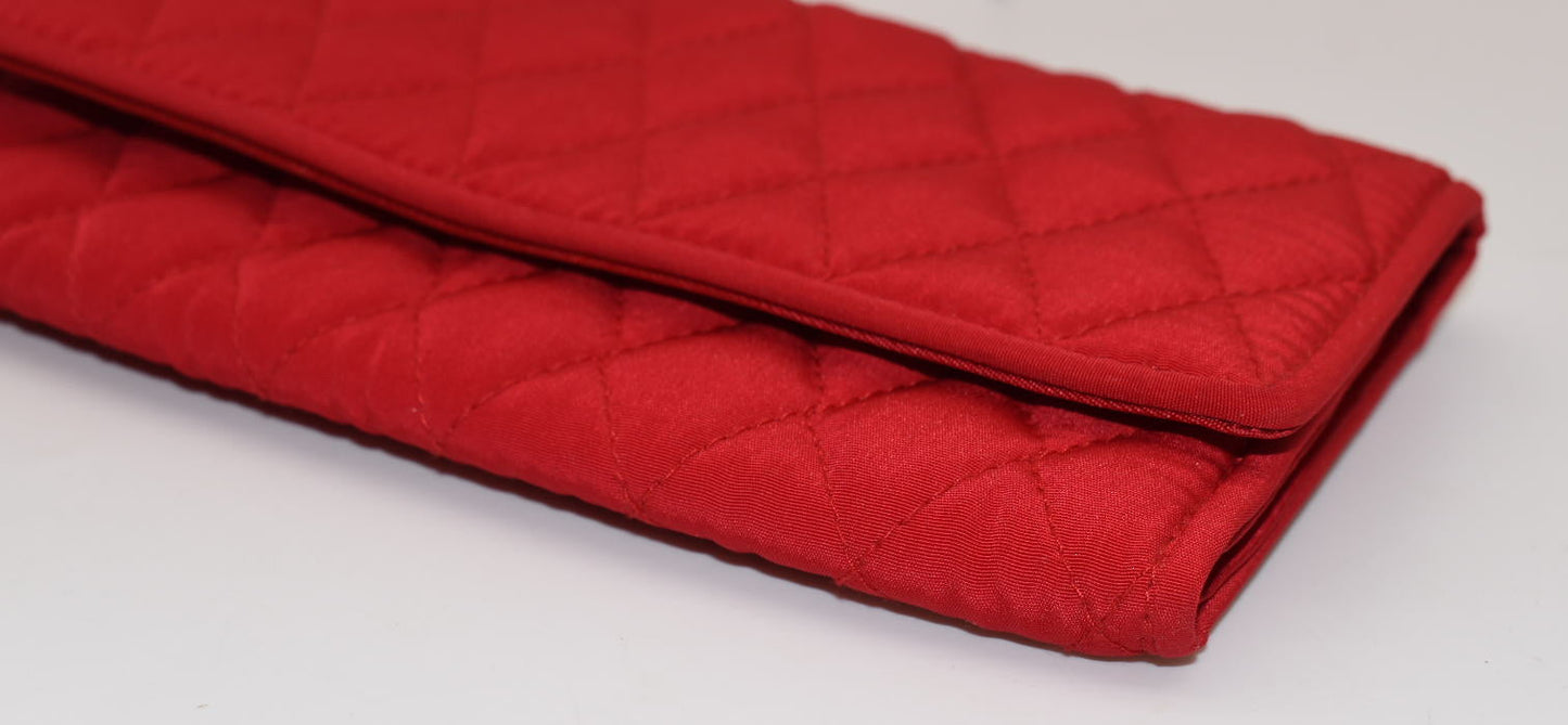 Vera Bradley Microfiber Clutch Wallet in Red