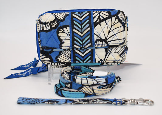 Vera Bradley All in One Crossbody Bag in "Bue Bayou" Pattern
