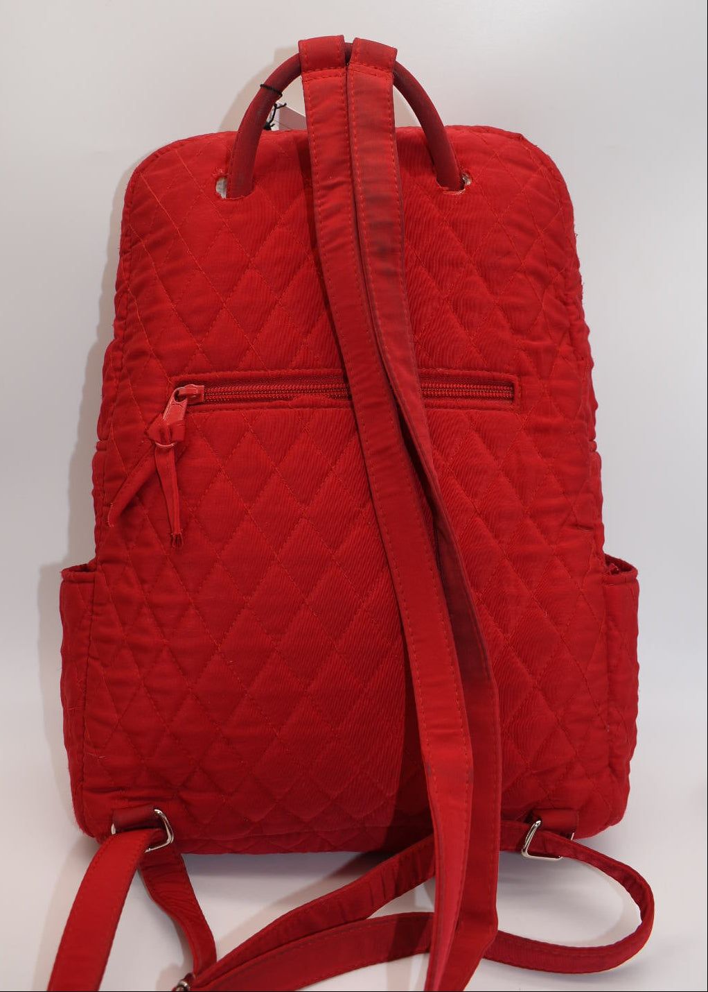 Vera Bradley Ultimate Microfiber Backpack in Red