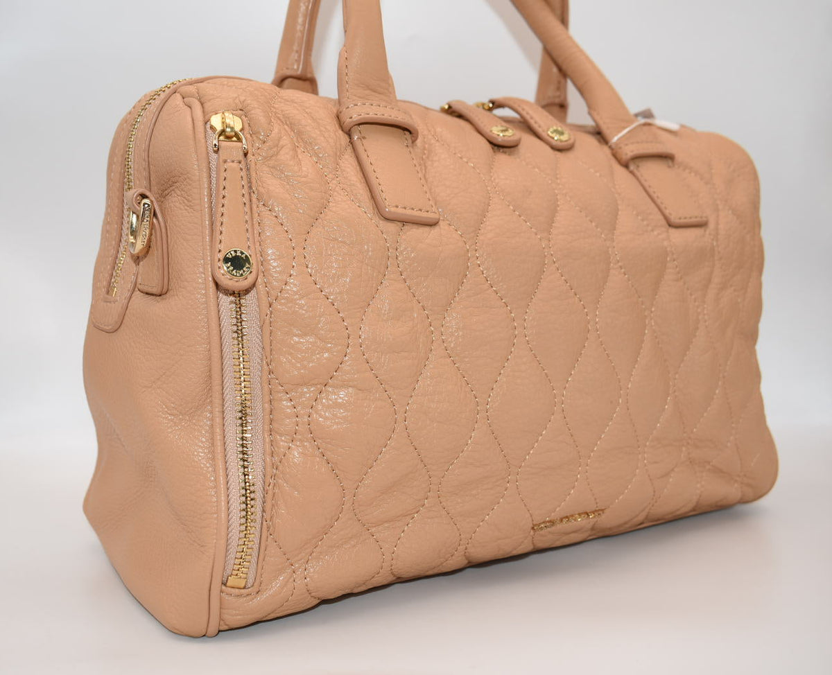 Vera Bradley Quilted Leather Marlo Satchel Bag