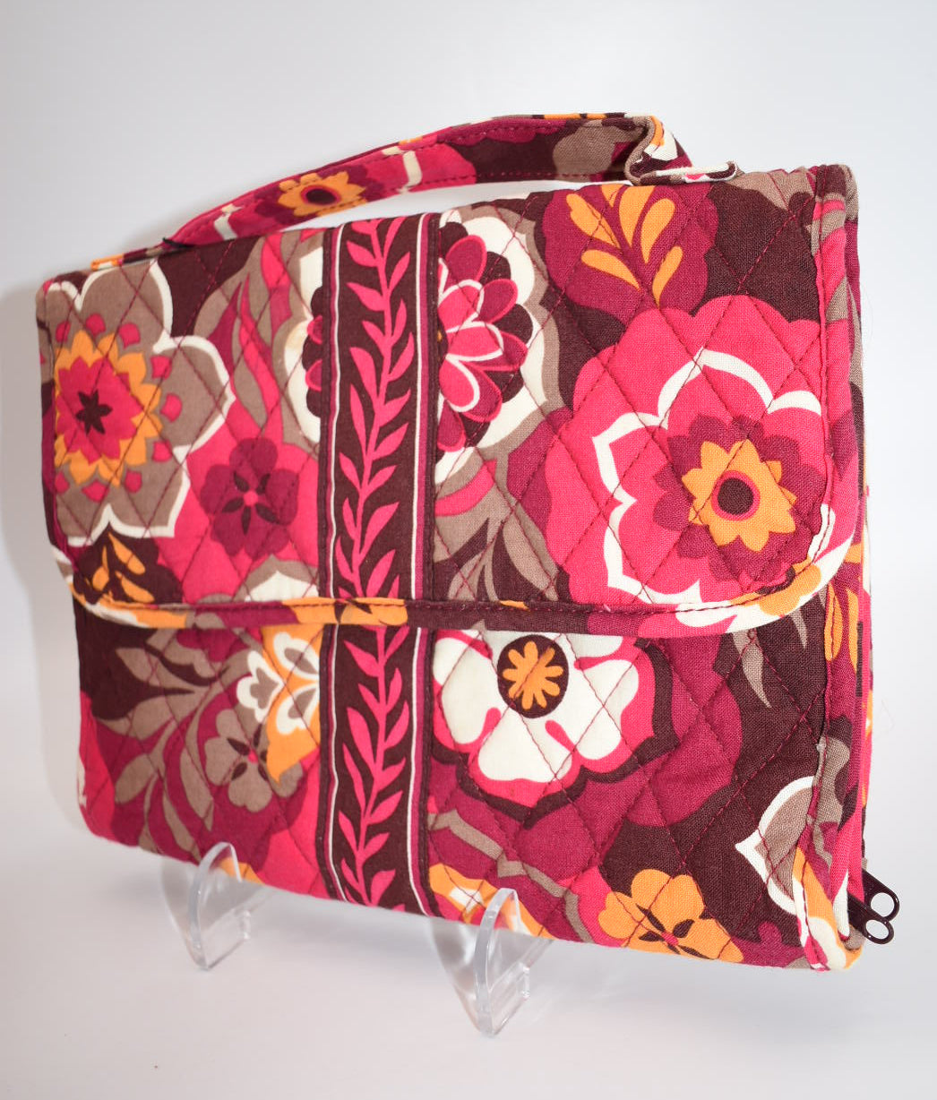 Vera Bradley Travel Jewelry Book Organizer Case in "Carnaby" Pattern
