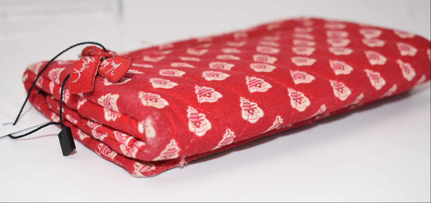 Vera Bradley Strap Crossbody Wallet in "Nantucket Red" Pattern