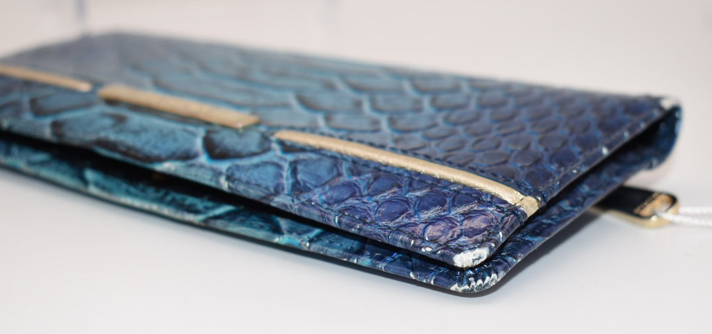 Brahmin Ady Wallet in Electric Blue Ateague