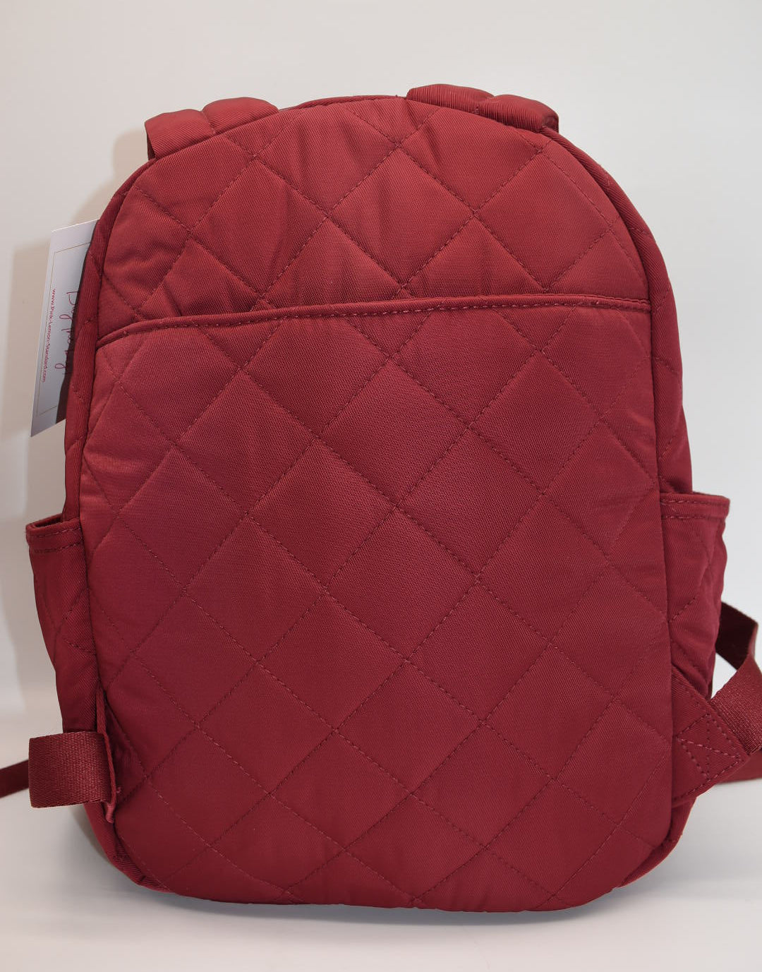 Vera Bradley Iconic Small Backpack in Performance Twill - Berry Red