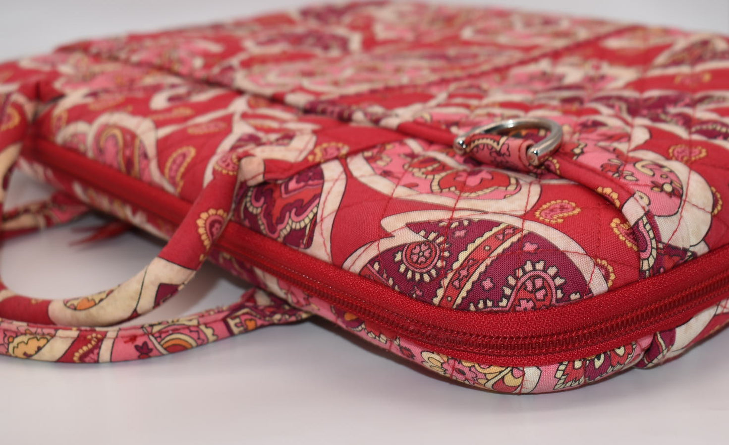 Vera Bradley 17" Hardshell Laptop Bag in "Rosy Posies" Pattern