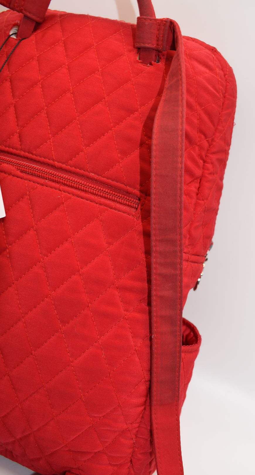 Vera Bradley Ultimate Microfiber Backpack in Red