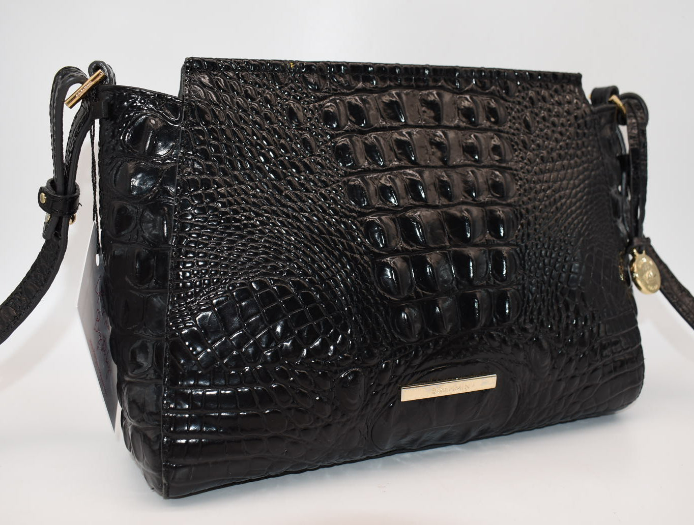 Brahmin Hillary Crossbody Bag in Black Melbourne
