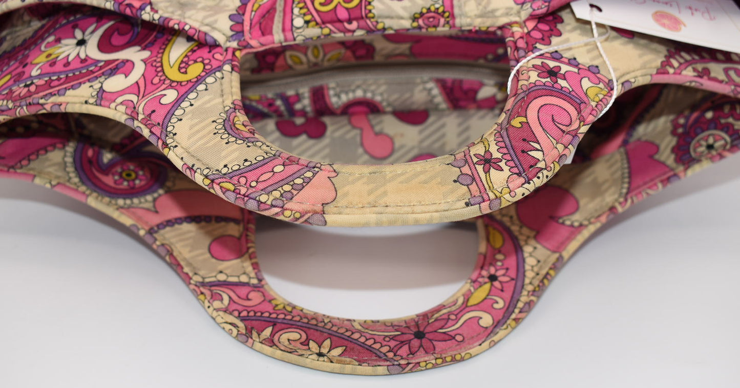 Vera Bradley Abby Tote Bag in "Paisley Meets Plaid" Pattern