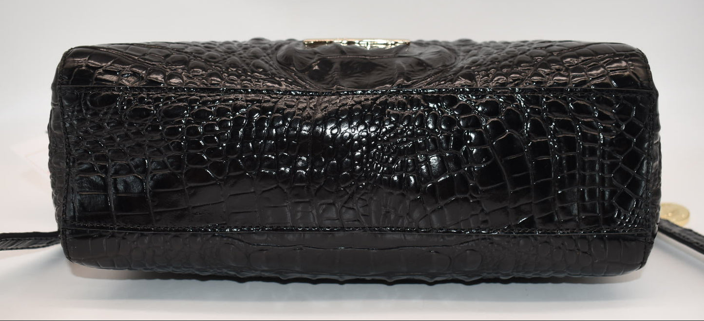 Brahmin Hillary Crossbody Bag in Black Melbourne