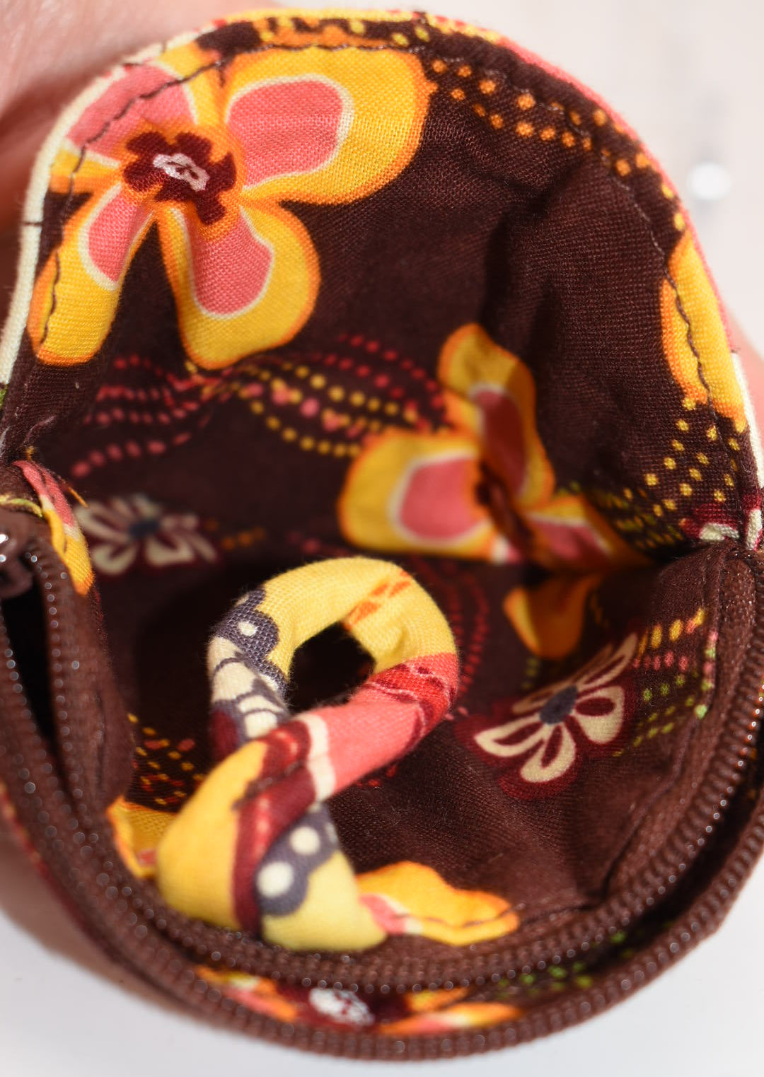 Vera Bradley Button Coin Purse in "Buttercup" Pattern