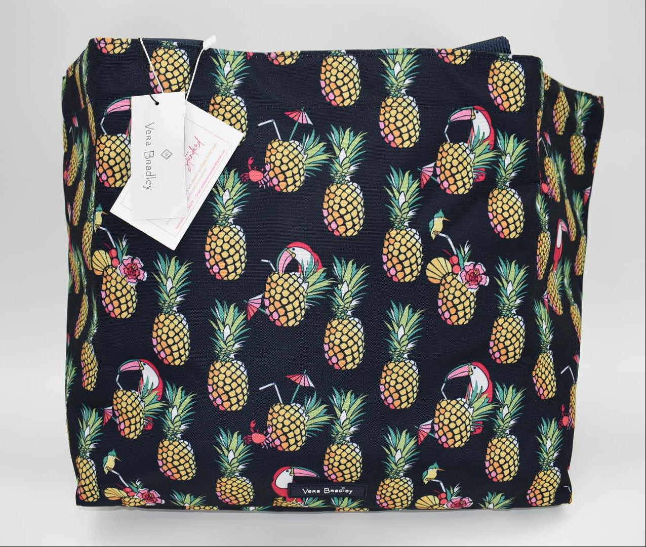 Vera Bradley Lighten Up Family Tote Bag in "Toucan Party" Pattern