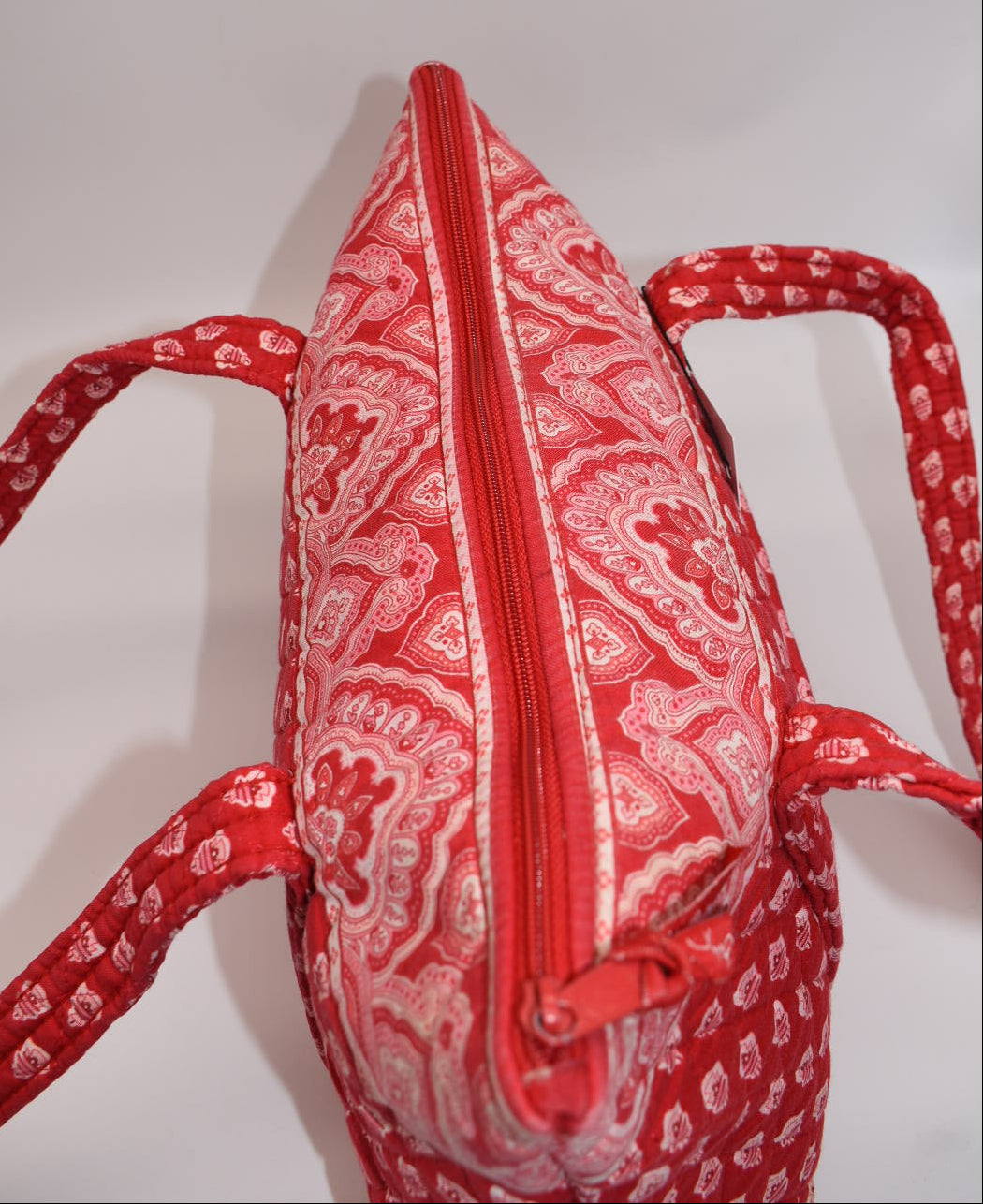 Vera Bradley Large Betsy Shoulder Tote Bag in "Nantucket Red" Pattern