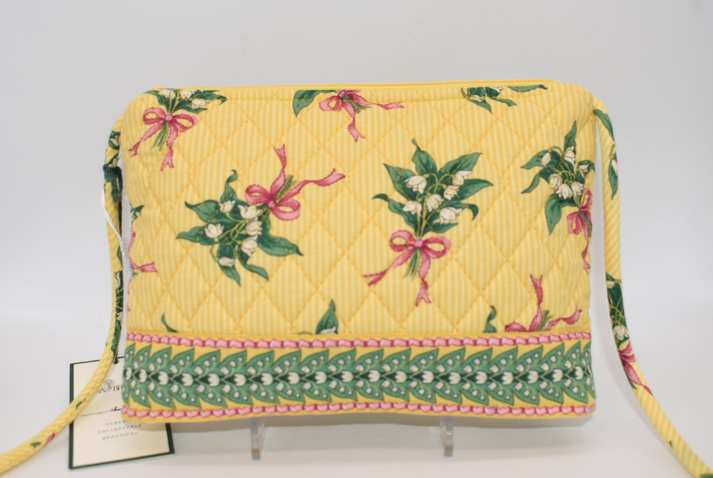 Vera Bradley Petite Shoulder / Crossbody Bag in "New Hope-Yellow" Pattern