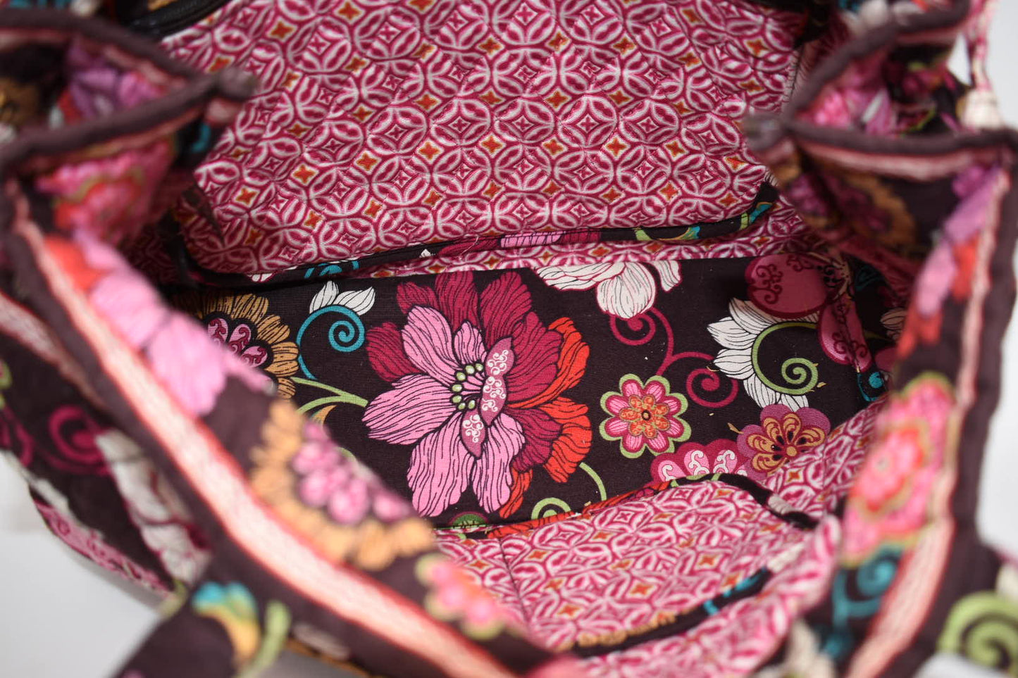 Vera Bradley East West Tote Bag in "Mod Floral - Pink" Pattern
