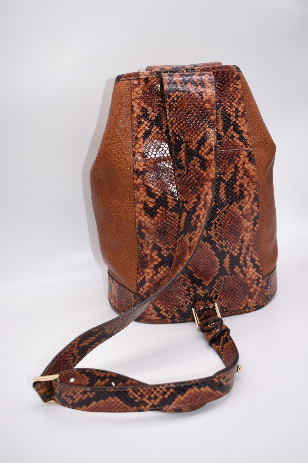 Brahmin Maddie Sling Bag in Cognac Saguaro