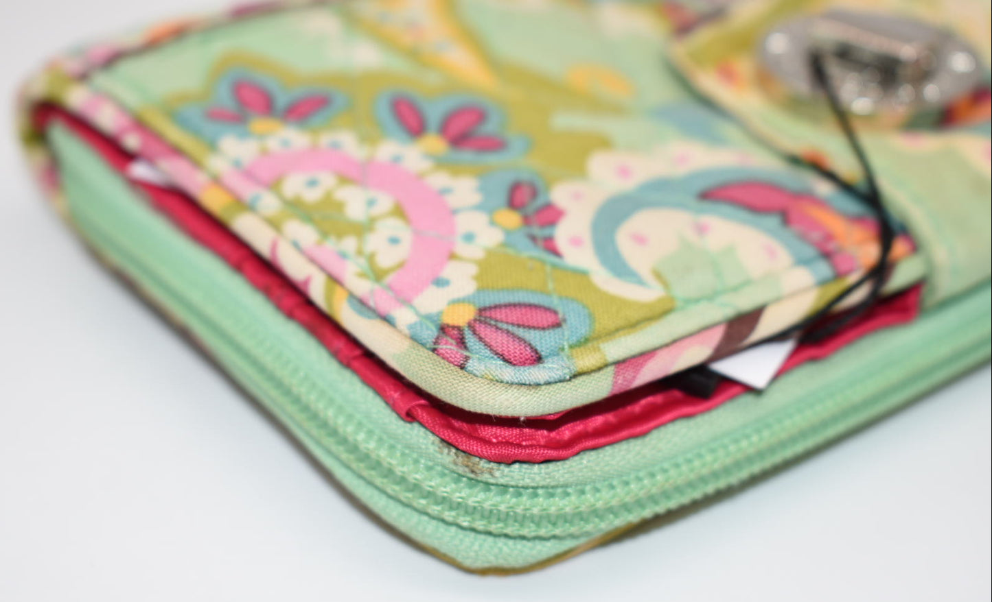 Vera Bradley Turnlock Wallet in "Tutti Frutti" Pattern