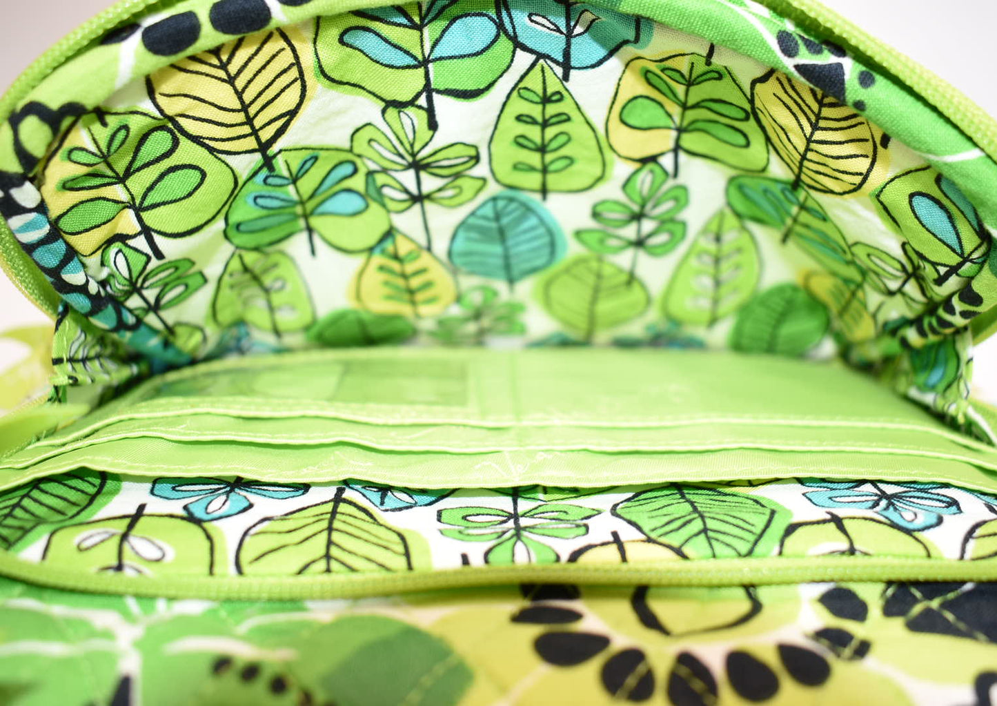 Vera Bradley Little Hipster Crossbody Bag in "Limes Up" Pattern