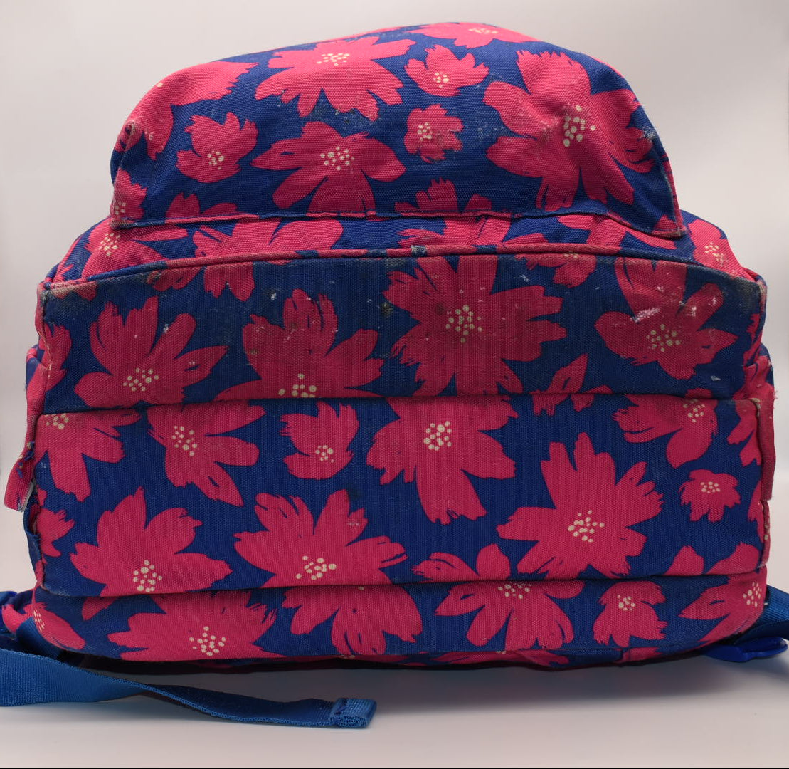 Vera Bradley XL Lighten Up Campus Backpack in "Art Poppies" Pattern