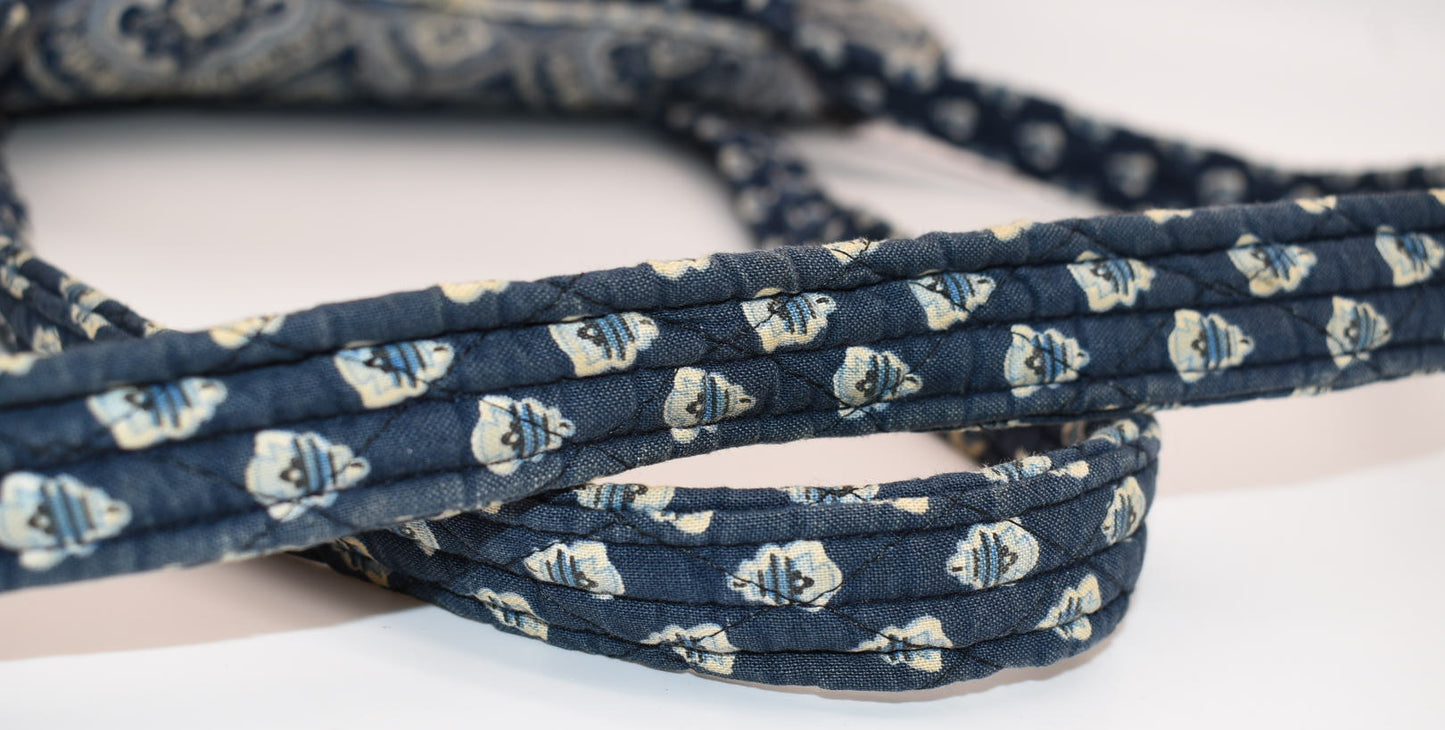 Vera Bradley Villager Tote Bag in "Nantucket Navy" Pattern