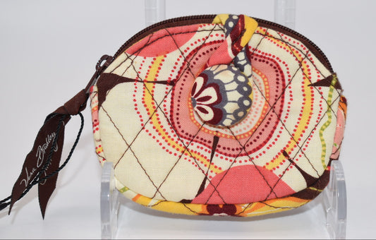 Vera Bradley Button Coin Purse in "Buttercup" Pattern