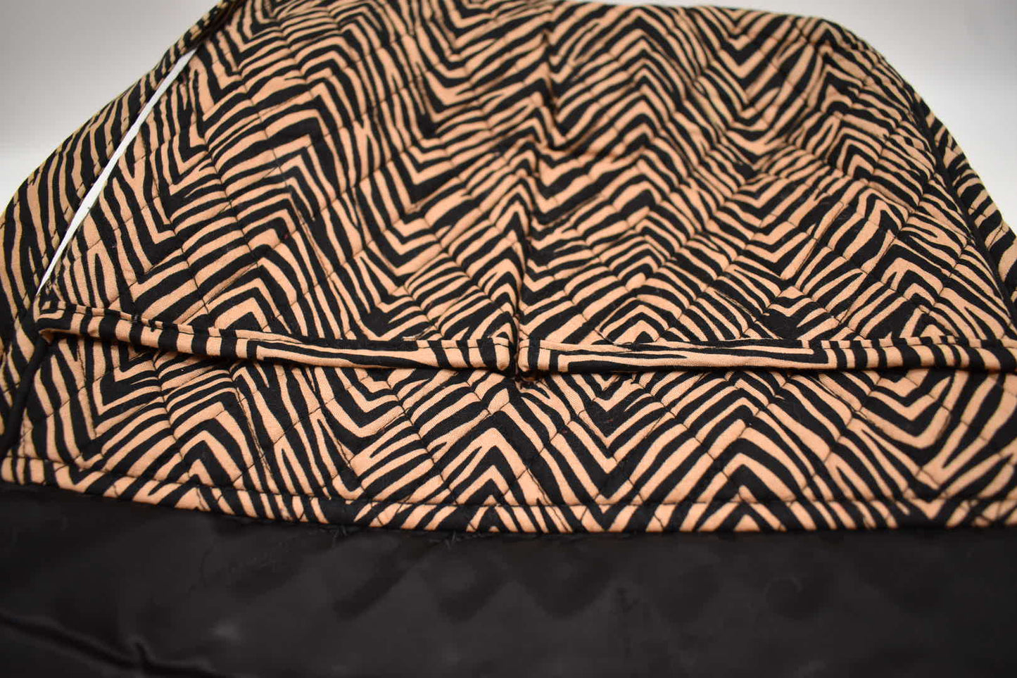 Vera Bradley Double Zip Mailbag Crossbody Bag in "Tiger Print" Pattern