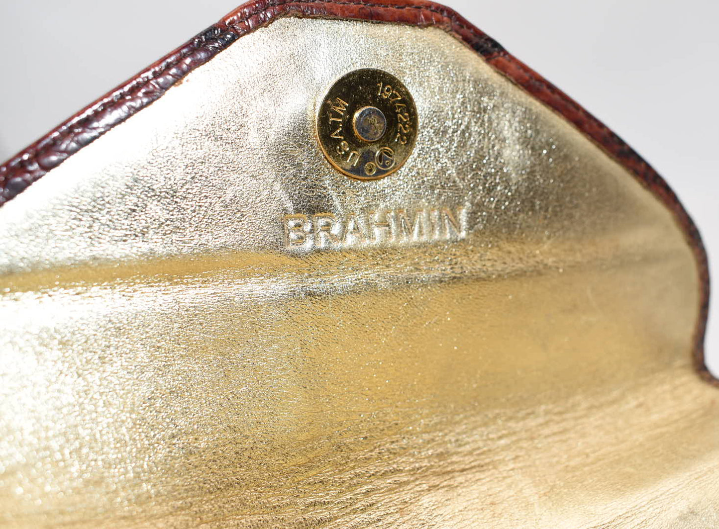 Brahmin Eyewear Case in Pecan Melbourne