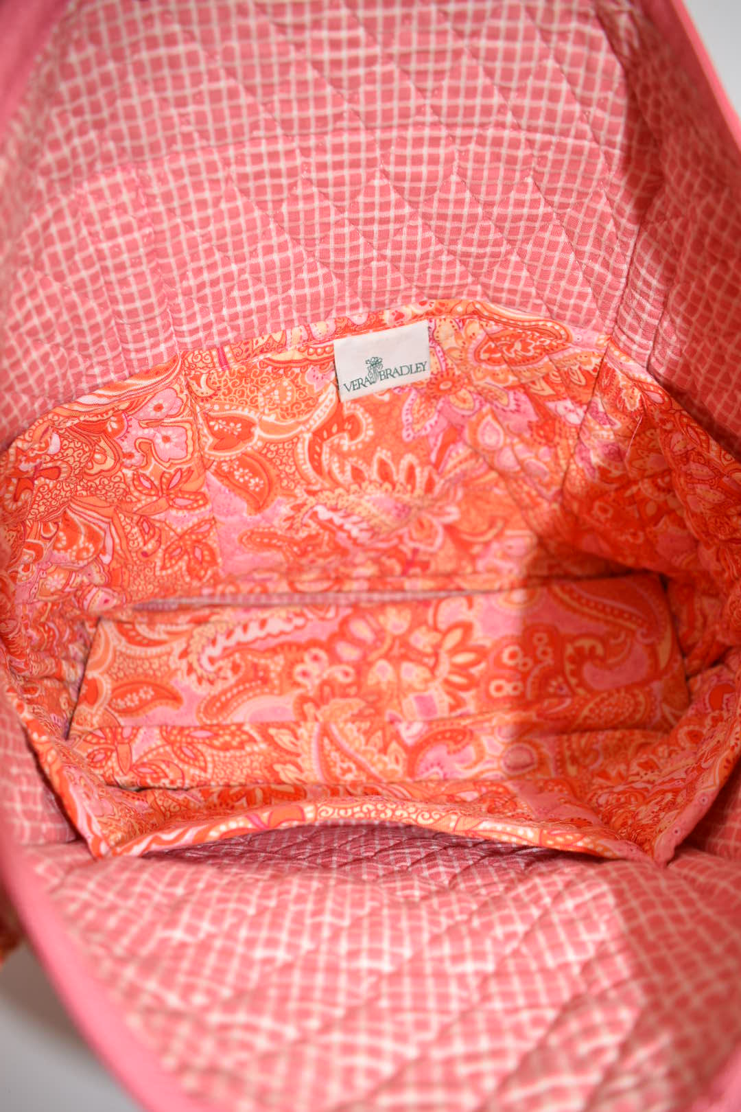 Vera Bradley Villager Tote Bag in "Sherbet" Pattern