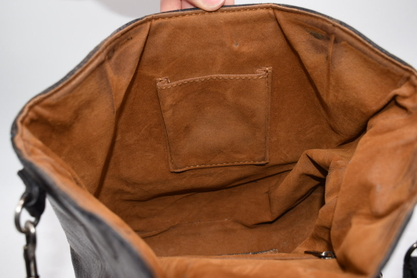 Patricia Nash Bellissimi Convertible Backpack in Distressed Glaze Black