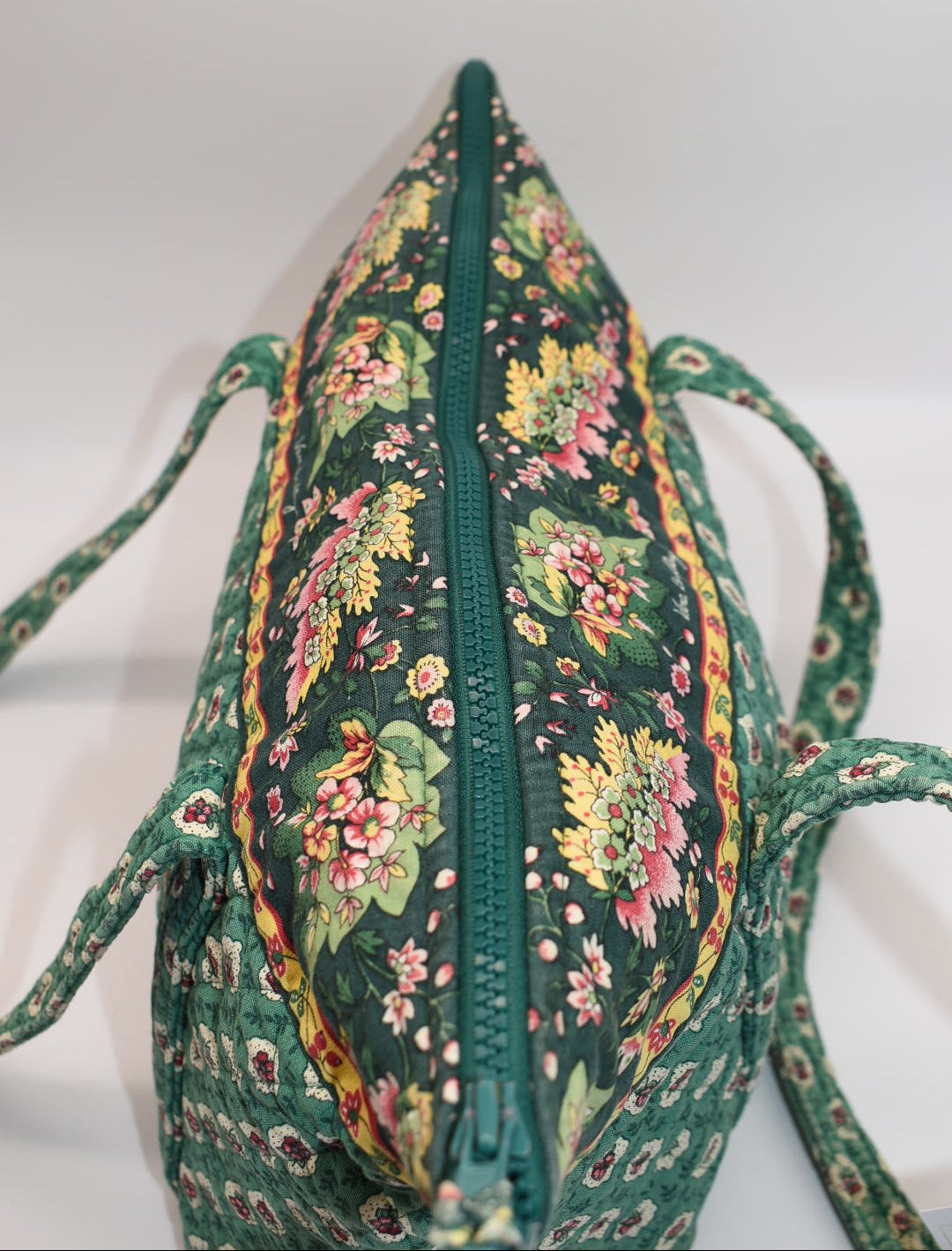 Vera Bradley Large Paddy Shoulder Tote Bag in "Greenfield -2000" Pattern
