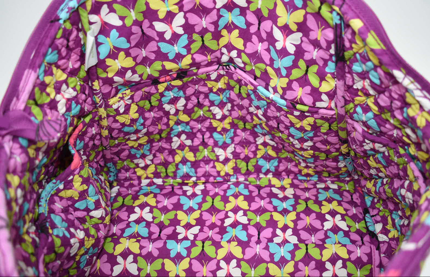Vera Bradley Weekender Travel Tote Bag in "Flutterby" Pattern