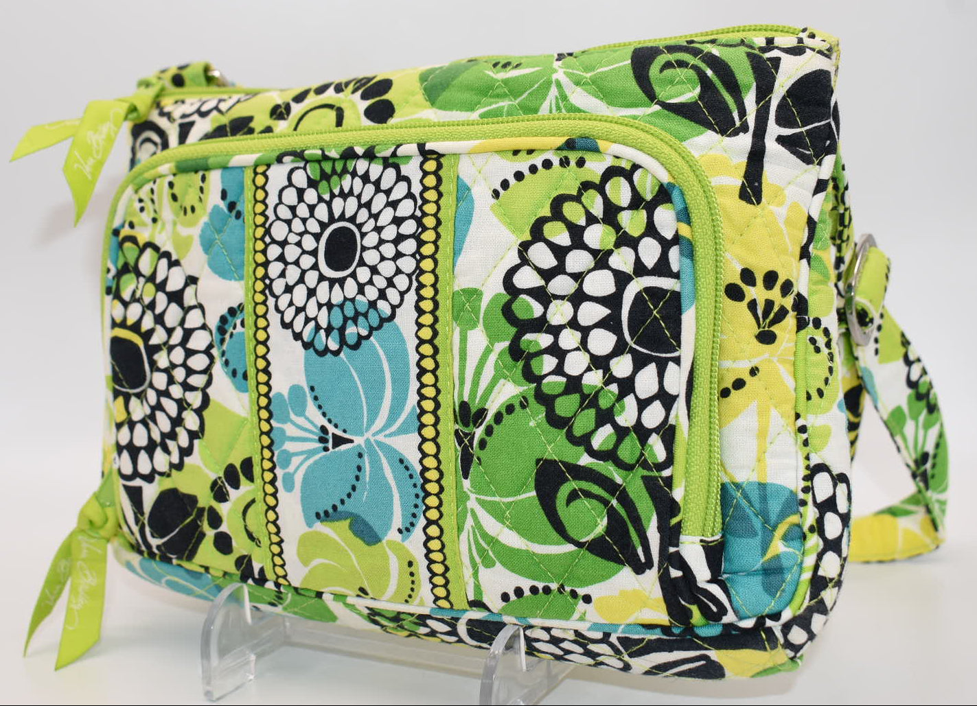 Vera Bradley Little Hipster Crossbody Bag in "Limes Up" Pattern