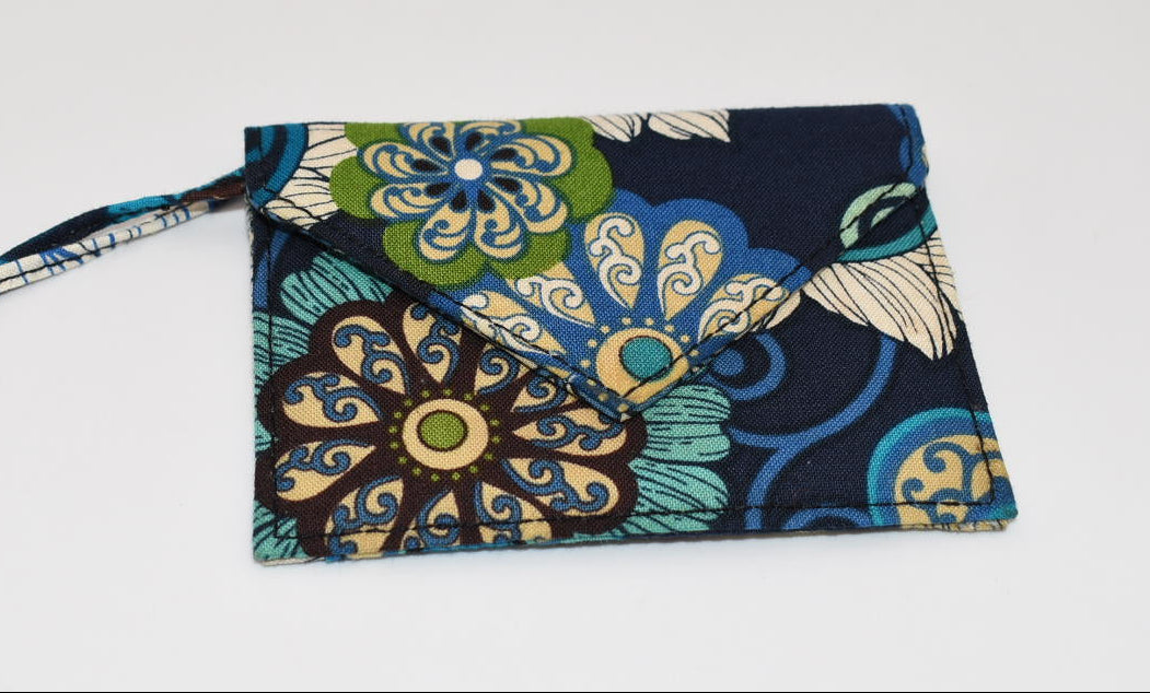 Vera Bradley Luggage Tag in "Mod Floral-Blue" Pattern