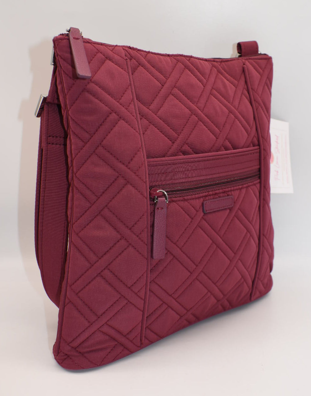 Vera Bradley Hipster Crossbody Bag in "Burgundy Wine"