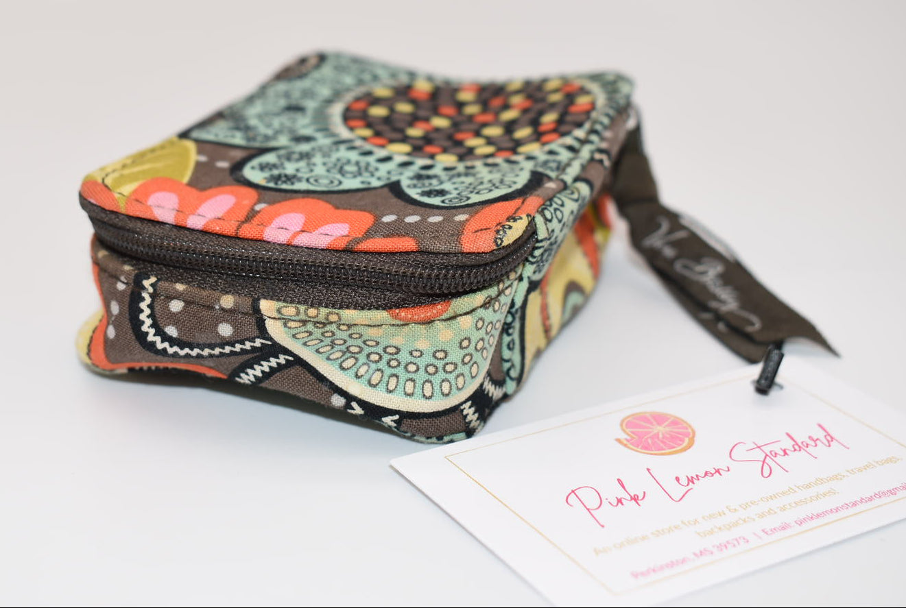 Vera Bradley Travel Pill Case in "Flower Shower" Pattern