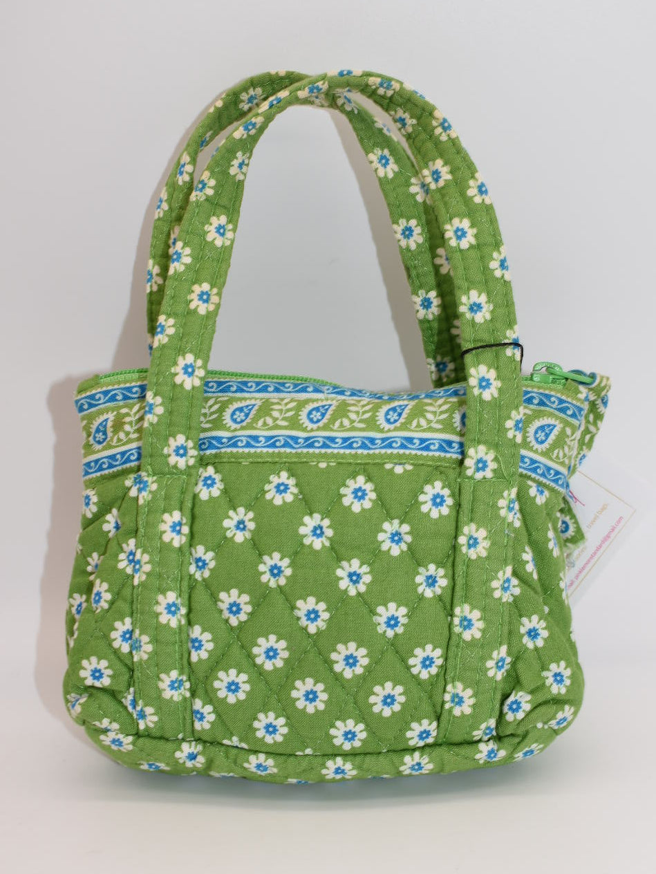Vera Bradley Little Bitty Betsy Bag in "Apple Green" Pattern
