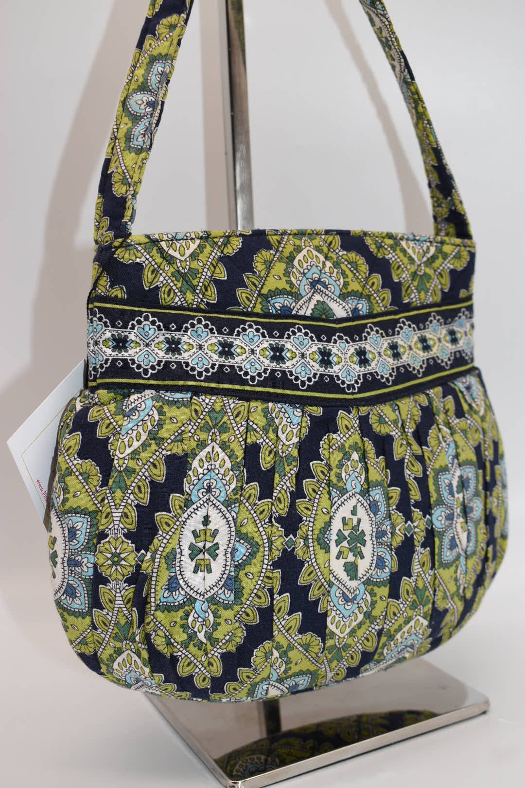 Vera Bradley Hannah Small Pleated Bag in "Cambridge" Pattern
