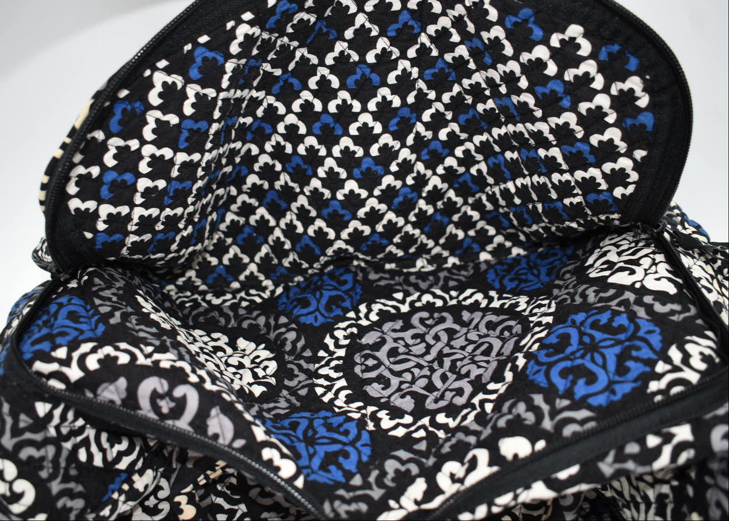 Vera Bradley Weekender Travel Bag in "Cobalt Canterberry" Pattern