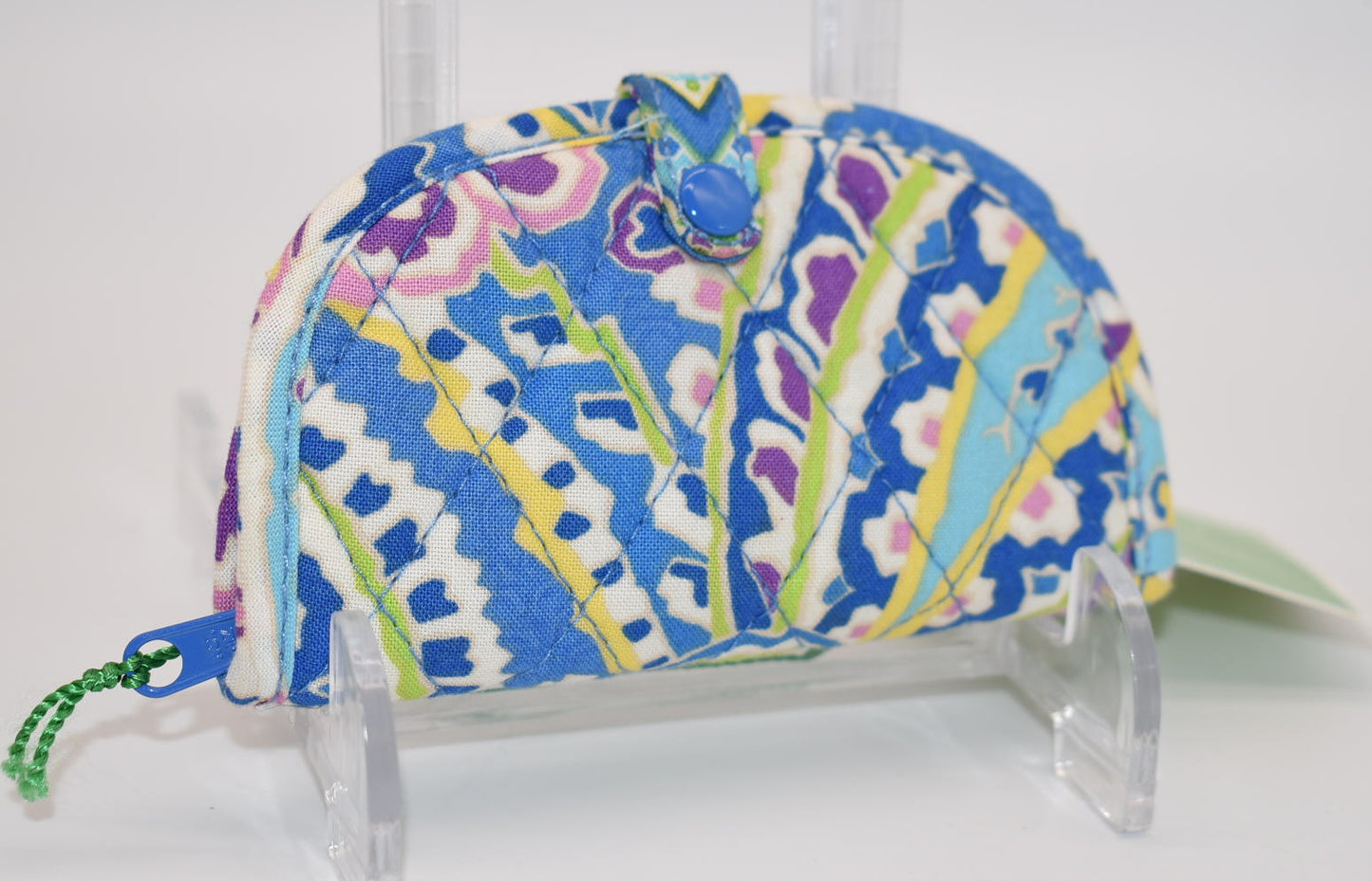 Vera Bradley Mini Jewelry Roll Pouch in "Capri Blue" Pattern