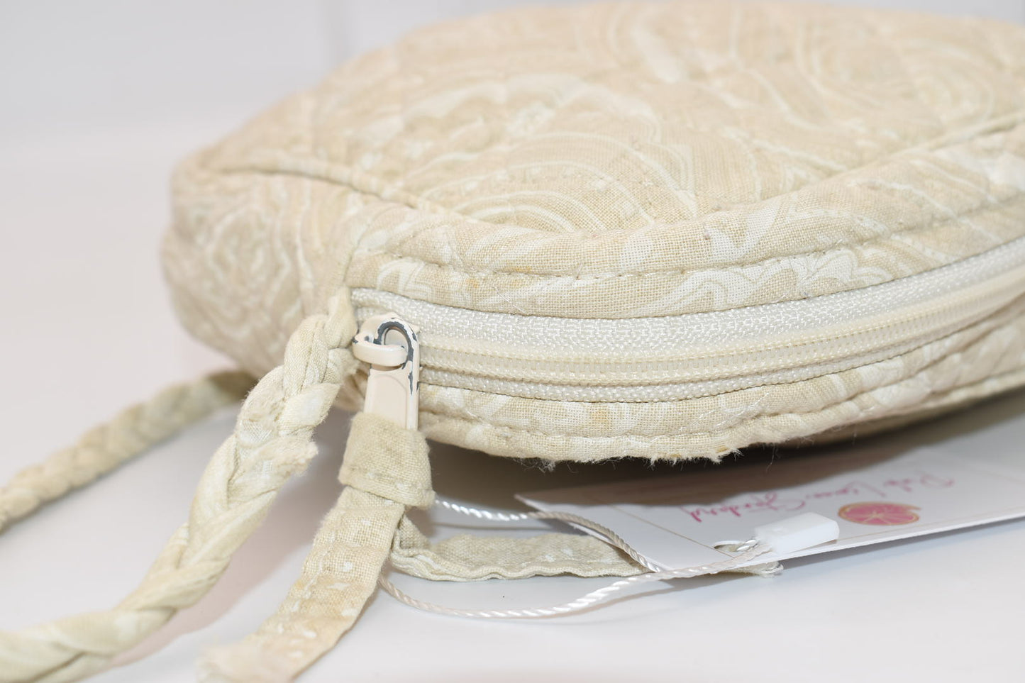 Vintage Vera Bradley Slim Crossbody Bag in "Natural -1995" Pattern