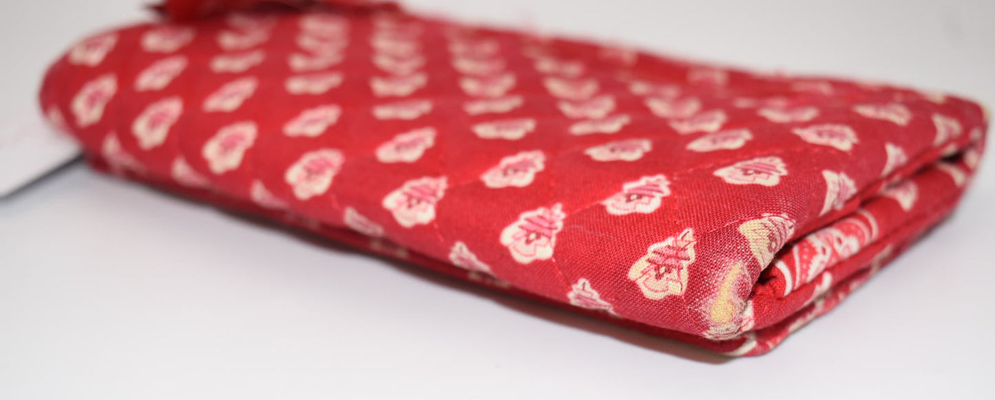 Vera Bradley Strap Crossbody Wallet in "Nantucket Red" Pattern