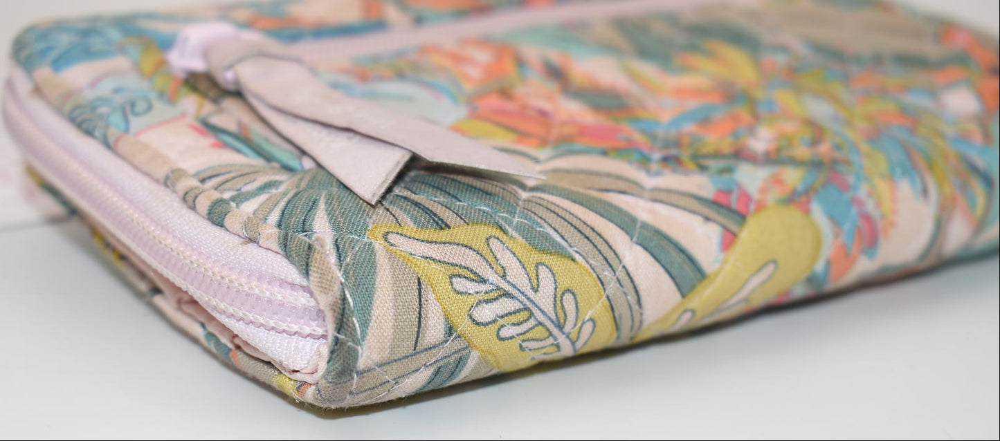 Vera Bradley RFID Turnlock Wallet in "Rain Forest Canopy" Pattern