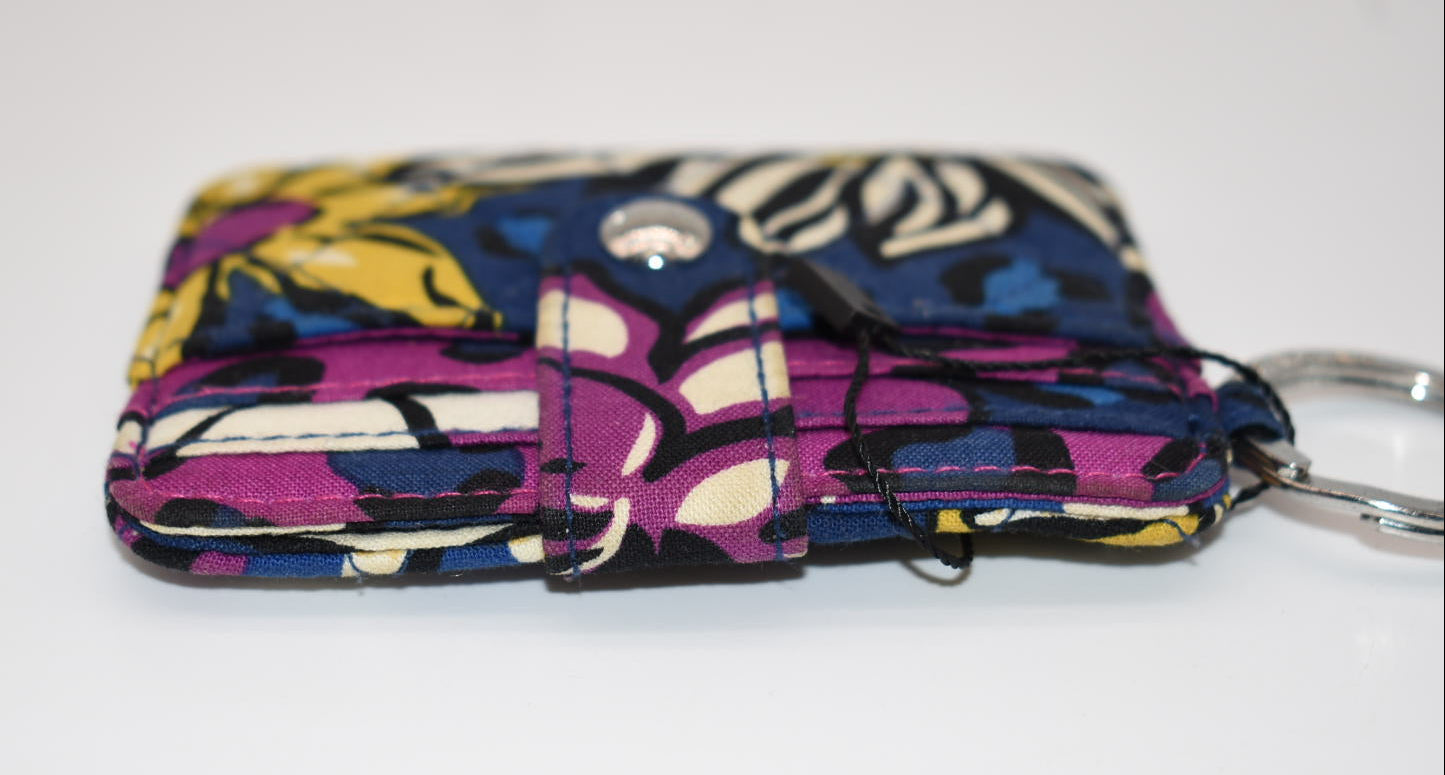 Vera Bradley Card Case Wallet in "African Violet" Pattern
