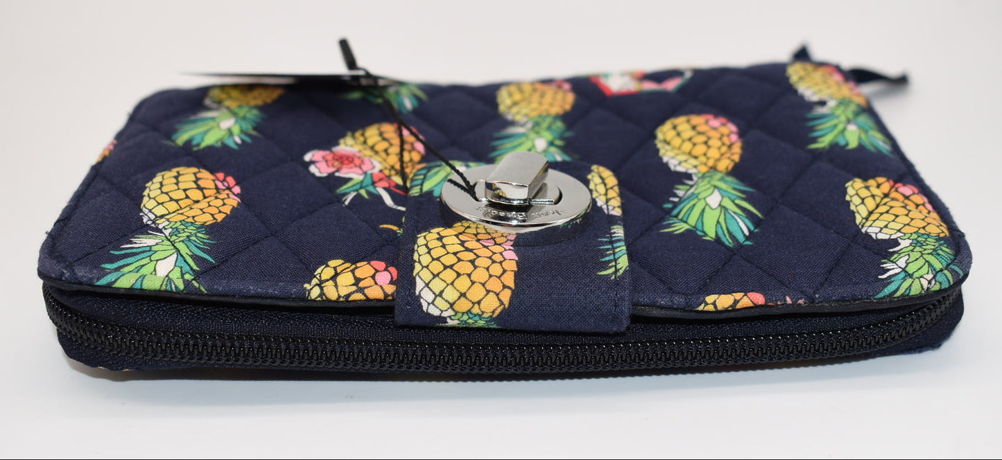 Vera Bradley RFID Turnlock Wallet in "Toucan Party"Pattern