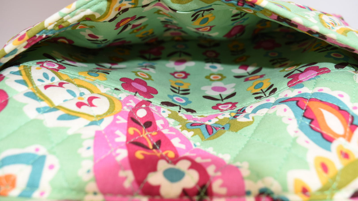 Vera Bradley Slim Crossbody Bag in "Tutti Frutti" Pattern