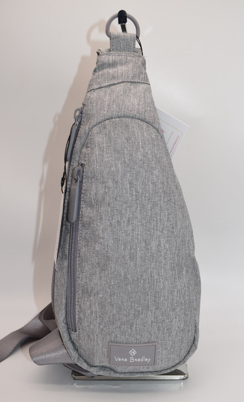 Vera Bradley Lighten Up Compact Sling Backpack in Heather Gray